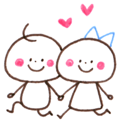 Kamo S Kawaii Bouningen Couple Ver Line Stickers Line Store